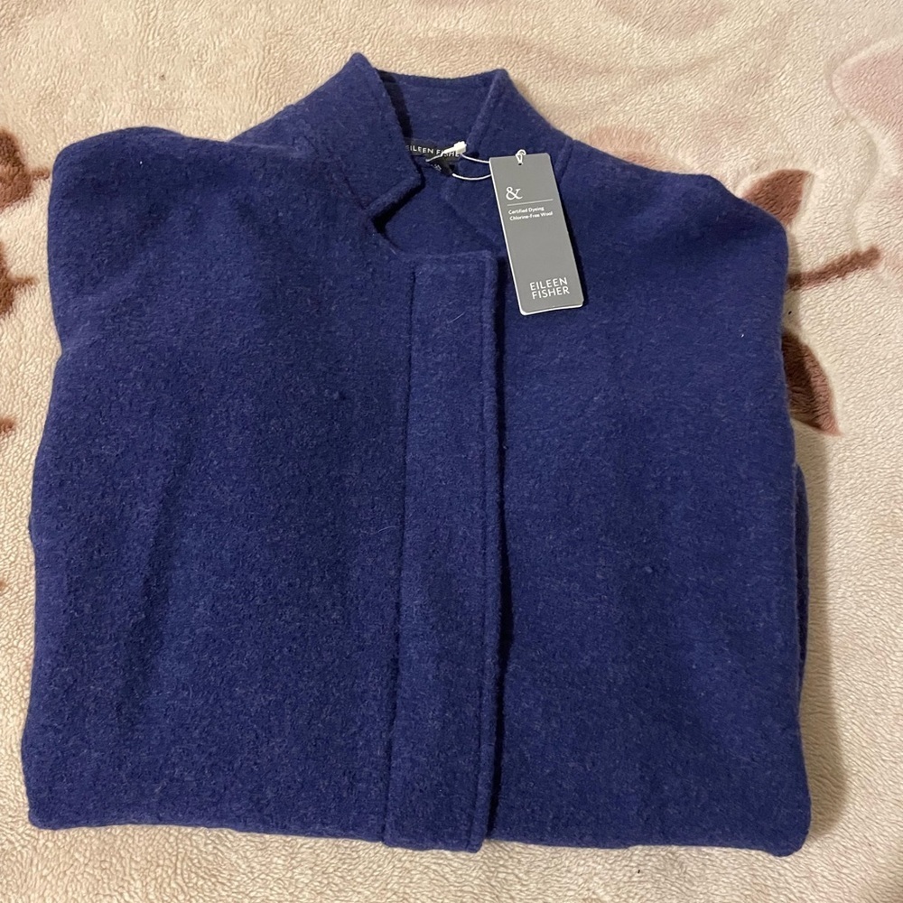 Eileen Fisher Notched Collar Jacket New With Tags